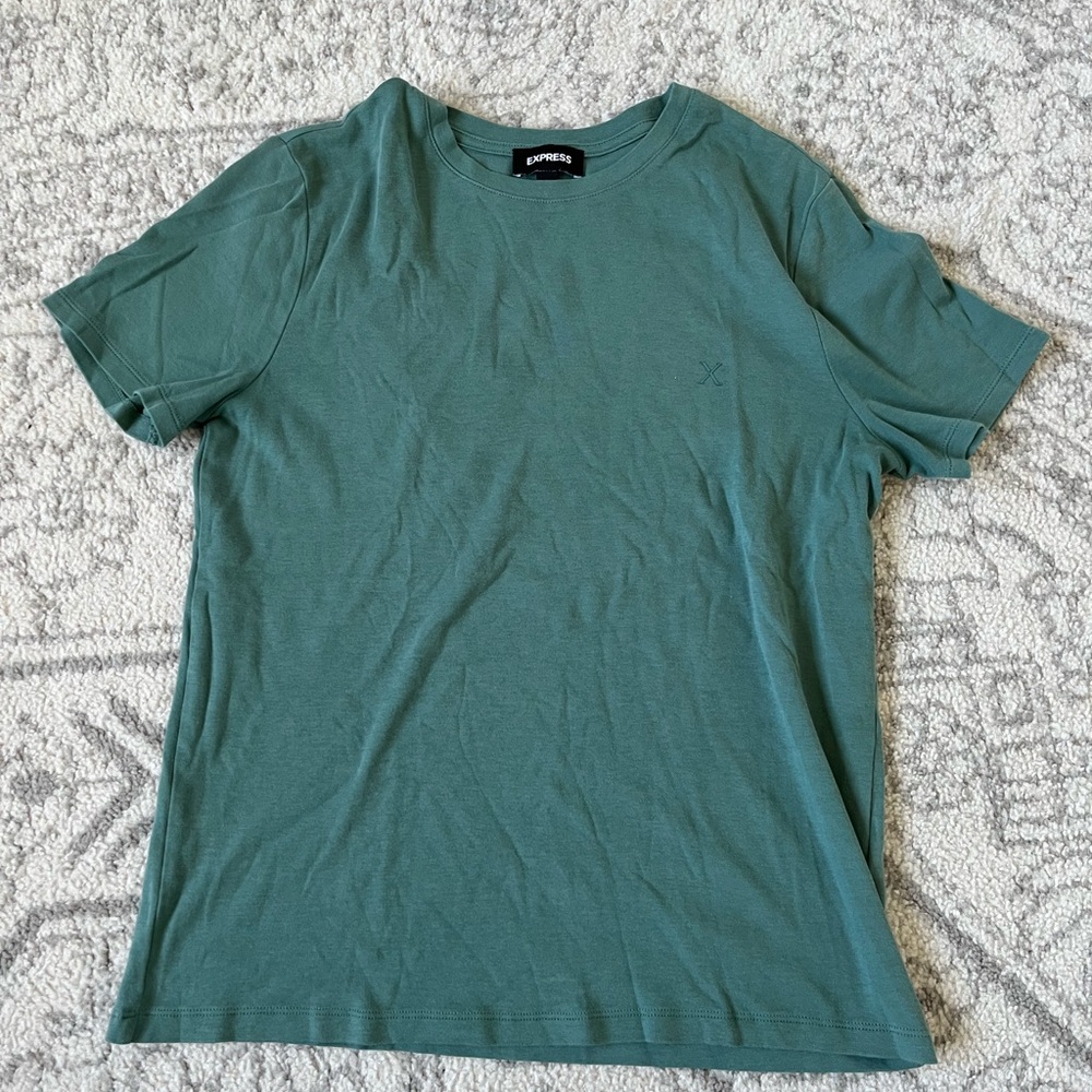 Express  short sleeve shirt for men. Gently used pet free and smoke free